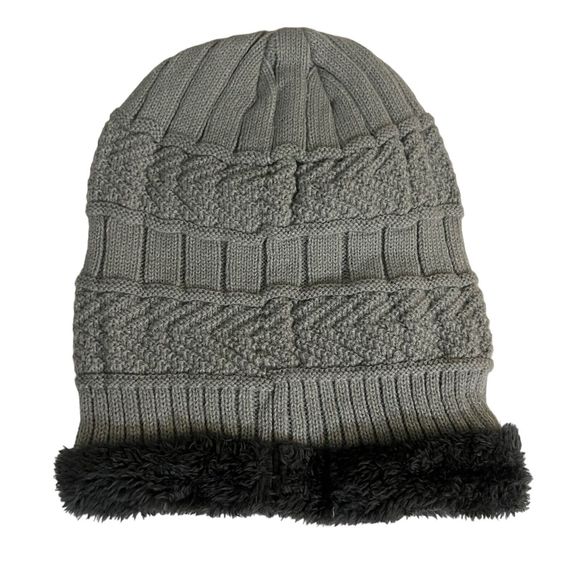 HINDAWI Winter Beanie Hat - Grey - Picture 2 of 5